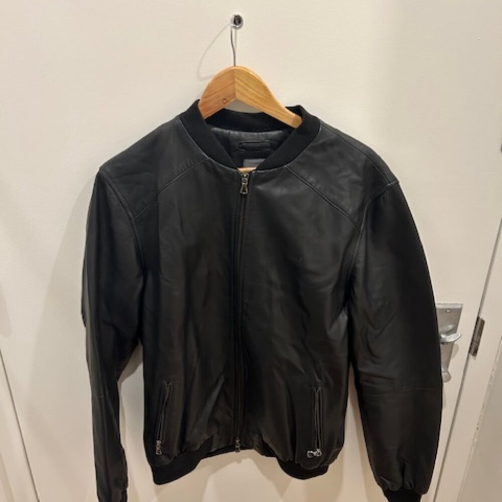 Lot78 Black Leather Jacket